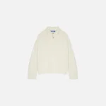Boucle Hover Longsleeve Knit Polo