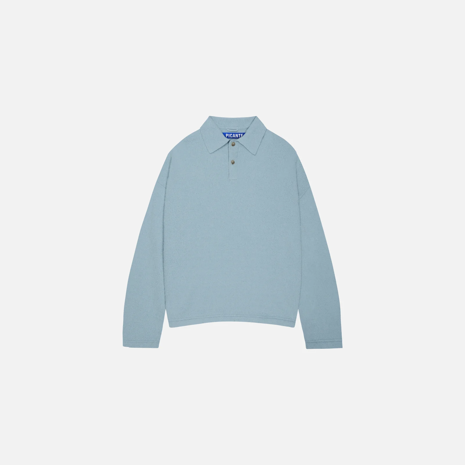Boucle Hover Longsleeve Knit Polo p Boucle Hover Longsleeve Knit Polo p