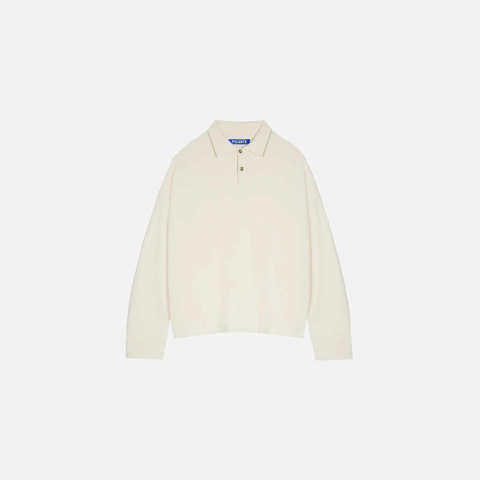 Boucle Hover Longsleeve Knit Polo Boucle Hover Longsleeve Knit Polo