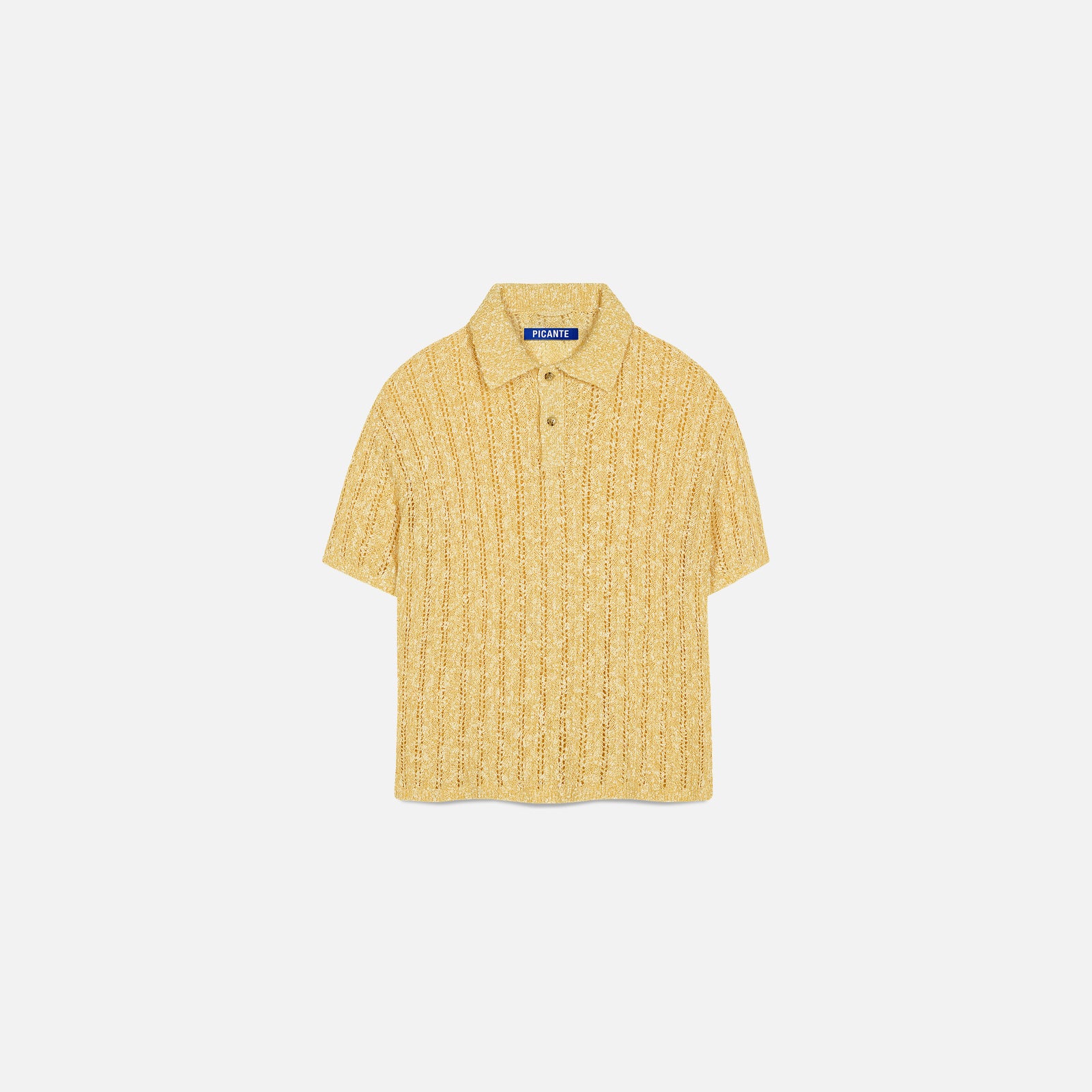 Pointelle Knit Polo Shirt g Pointelle Knit Polo Shirt g